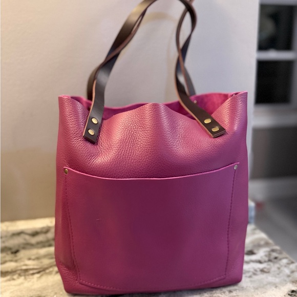 Iris Portland Leather Tote Bag Classic - Picture 3 of 7